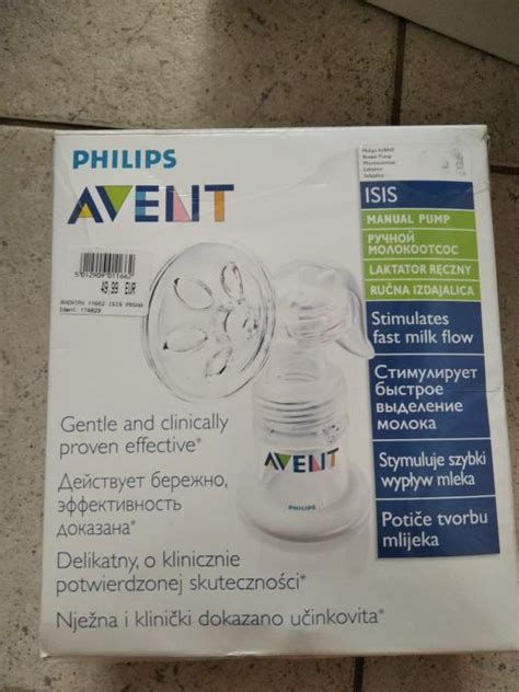 Avent črpalka s silikonsko blazinico in stekleničko