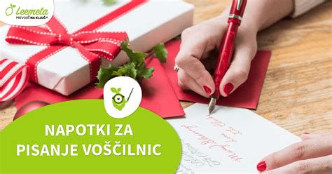 Infografika s primeri verzov in nasvetov za pisanje voščilnic