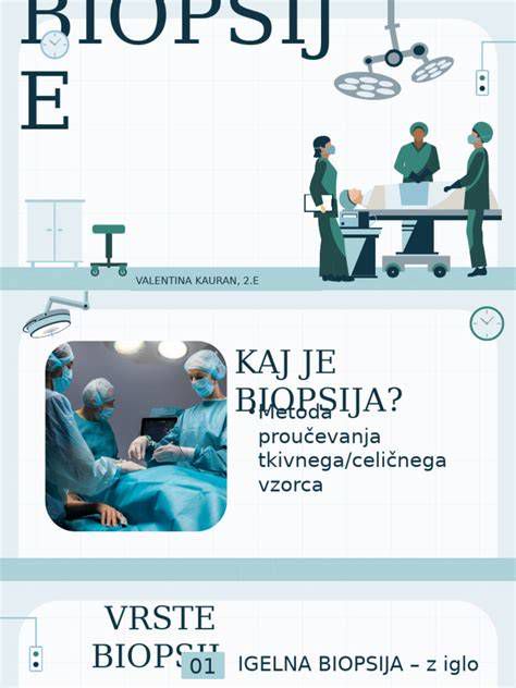 Diagram postopka aspiracijske biopsije s tanko iglo