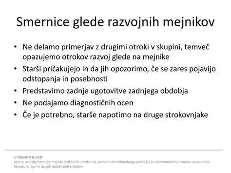 razvoj čustvenih mejnikov pri nedonošenčkih - tabela