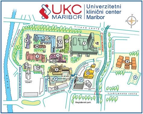 stavba UKC Maribor in vhod v porodni blok