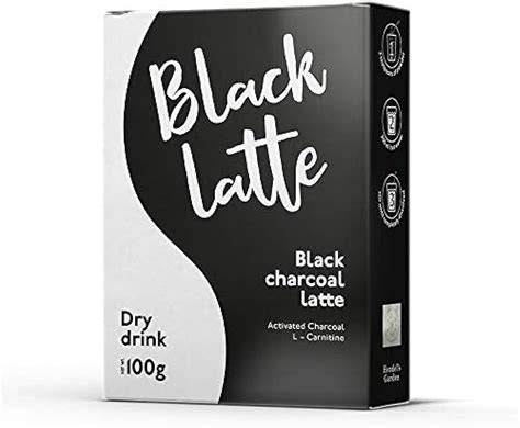 infografika sestavine Black Latte