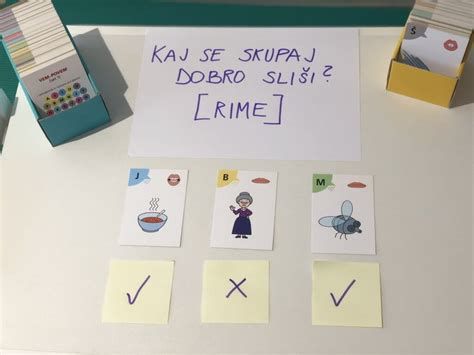 Primer slikovnih kartic za minimalne pare (S/Š)