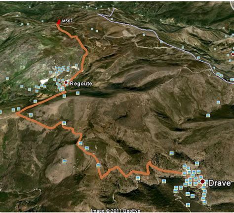 Mapa Drave in poti splavarjenja