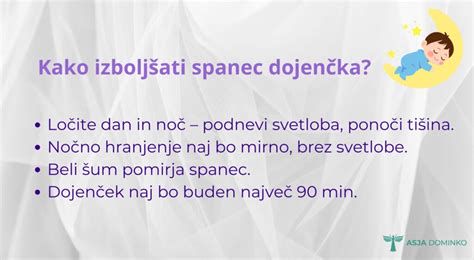 potek spanja dojenčka po mesecih