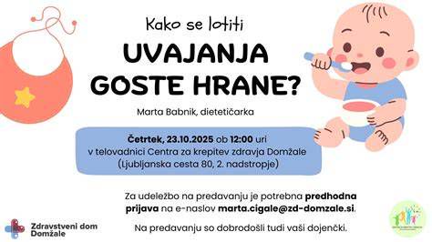 INFOGRAFIKA: Pravilno uvajanje goste hrane ali koraki procesu